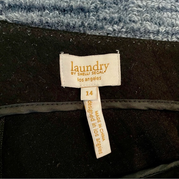 Laundry Solid Black Pencil Skirt - Picture 3 of 3